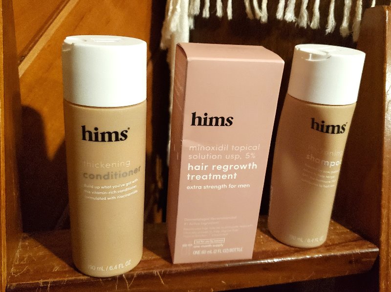 Hims haircare products