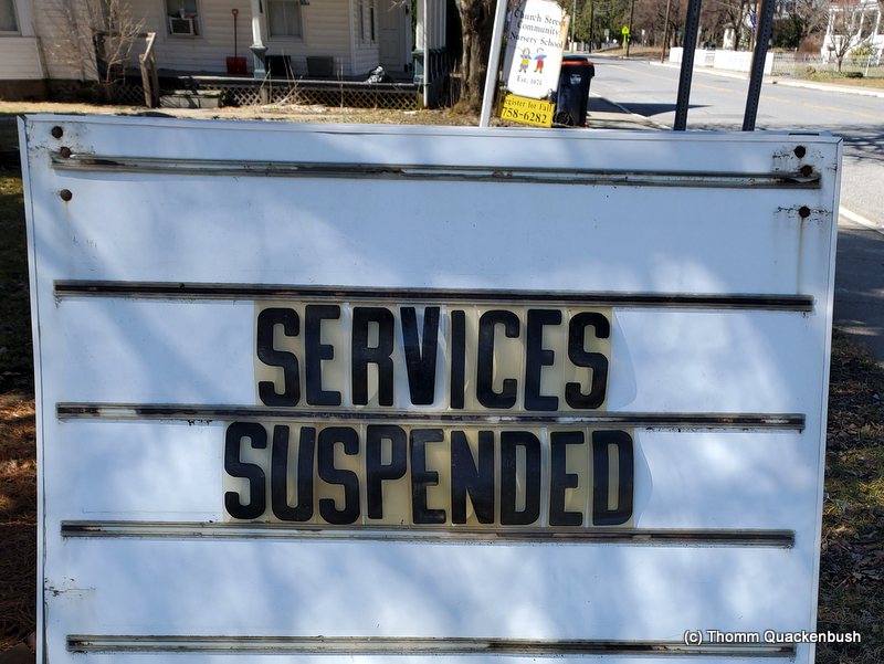 Services suspended