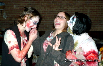 Melanie and zombies