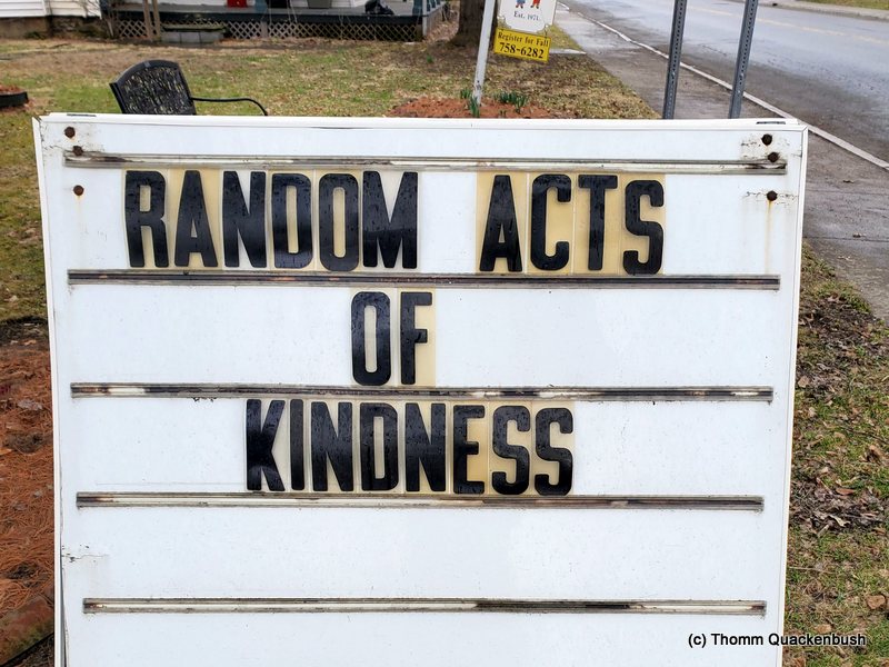 Random acts of kindness