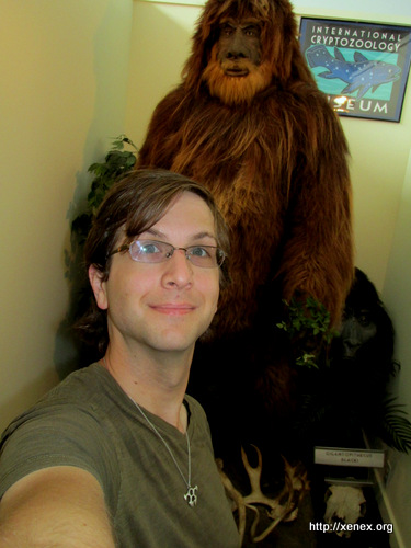 Me, with Bigfoot